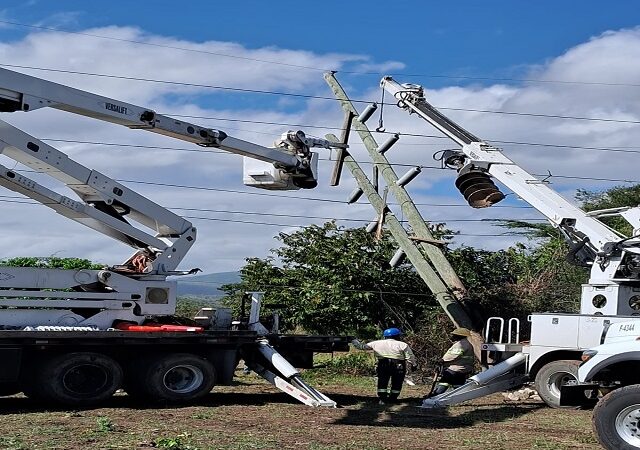 ETED informa avería en línea de transmisión 69 kV San Juan II – Las Matas – Elías Piña por incendio de poste provocado por terceros