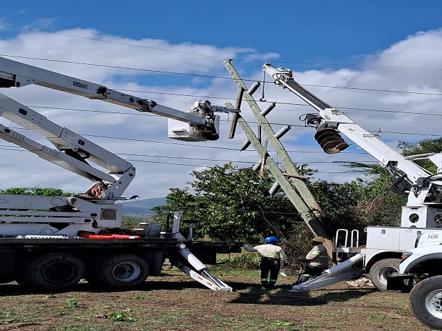 ETED informa avería en línea de transmisión 69 kV San Juan II – Las Matas – Elías Piña por incendio de poste provocado por terceros
