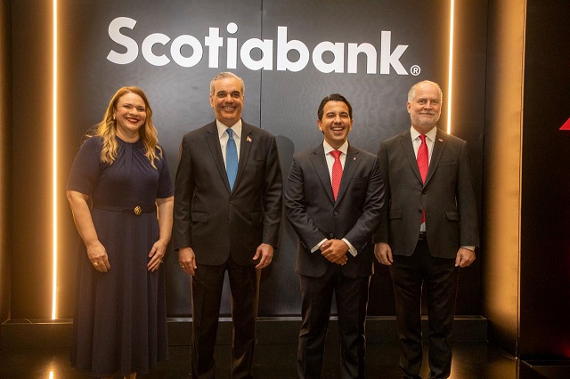 Scotiabank reconoce gestión de Gobierno mantiene estabilidad macroeconómica, clima de negocios y potencial de crecimiento del país; instalará en RD sede regional para liderar operaciones e inversiones en el Caribe, Centroamérica y Colombia